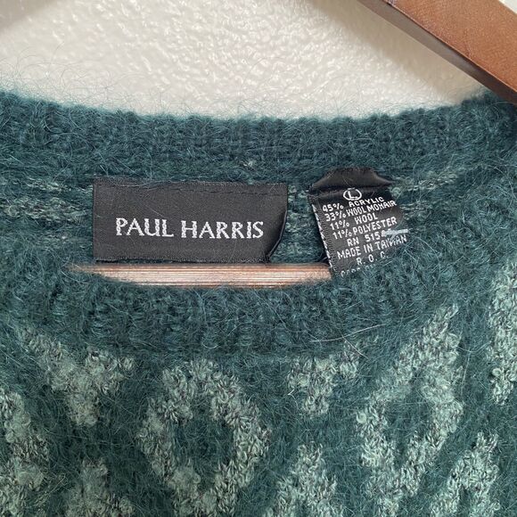 Paul Harris Vibey Green Sweater- Large - Picture 3 of 3
